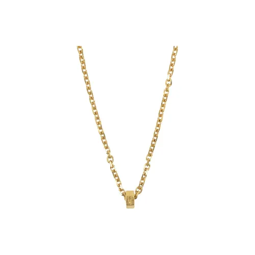 Off Белый Metal Necklaces Золотой Унисекс