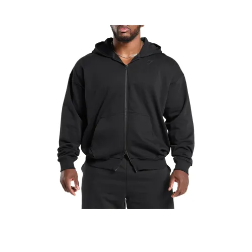 GYMSHARK Черные Мужские Куртки