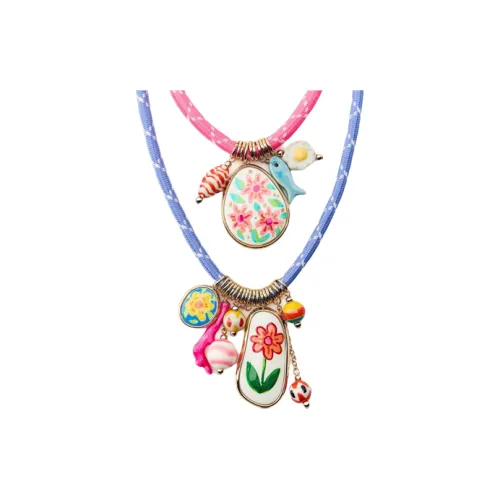 ZARA Керамика Цинк Акрил Стальной Полиэстер Стальной Ожерелья Женские Золото