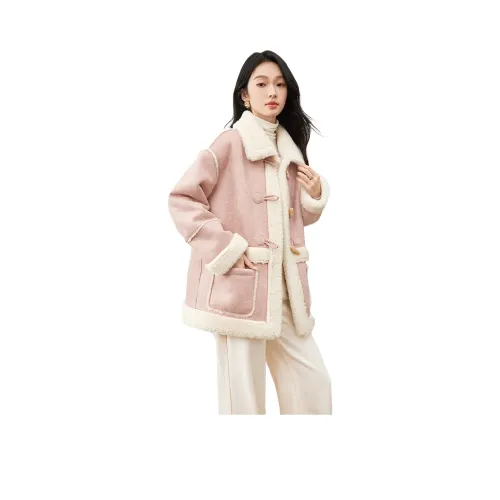 TOUCH Cropped Coat Women's Pink