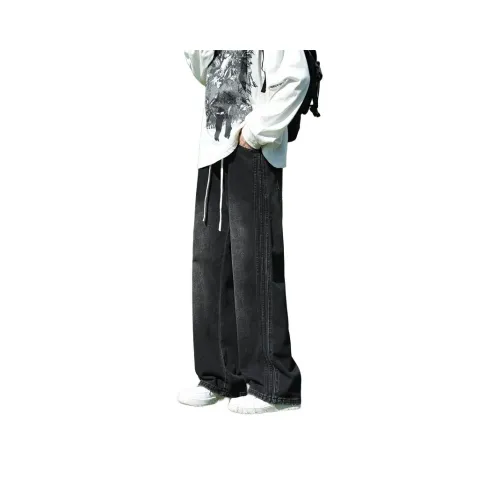 BLACK AT Унисекс Джинсы