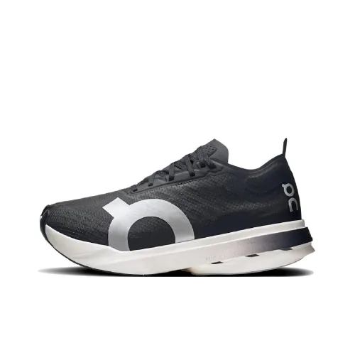 On Cloudboom Strike Дышащий Легкий Oтскок Низкий Топ Бег на длинные дистанции Обувь Женская Черная