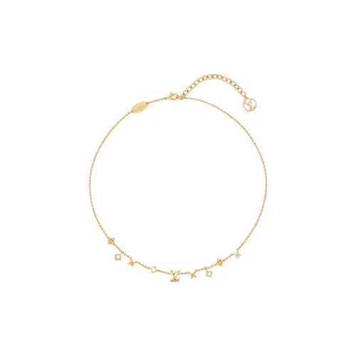 LOUIS VUITTON IN THE SKY Кристальные ожерелья Женские Золото