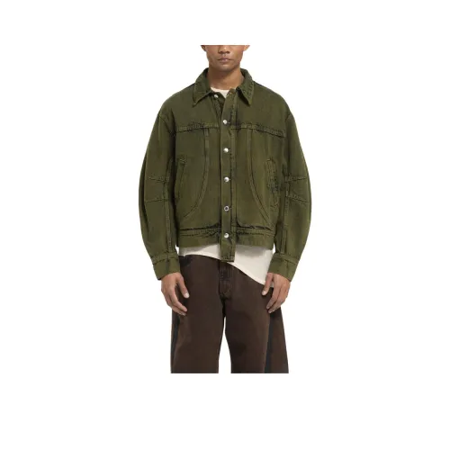 ECKHAUS LATTA Denim Jacket Men's Green