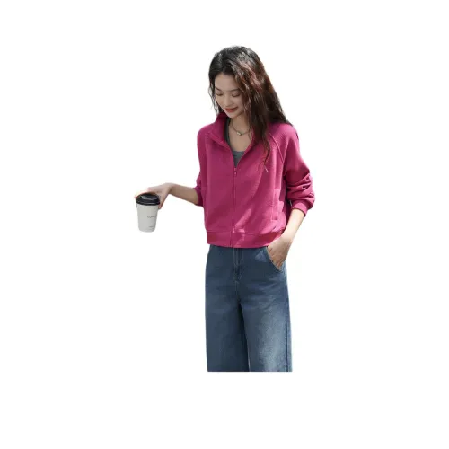 【Dme】 Куртки Пальто Женские Фуксия