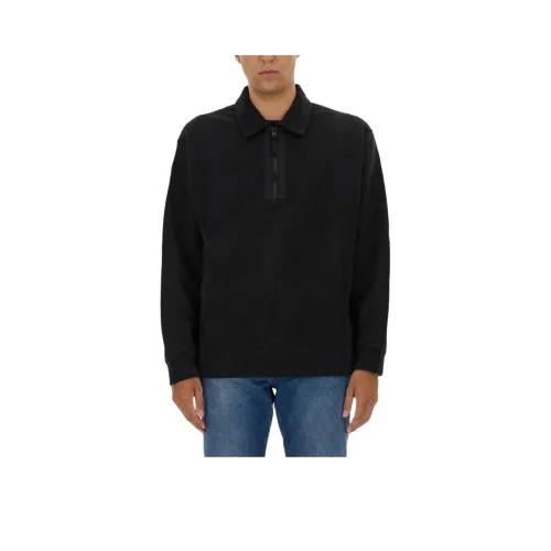 STONE ISLAND Поло Мужское Черное