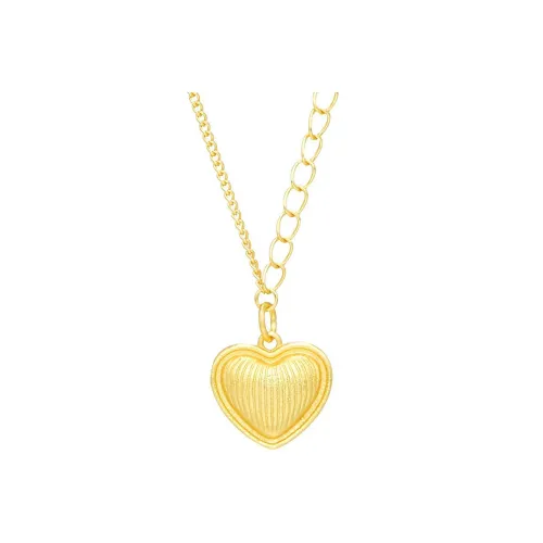 Anxious Медные Ожерелья Женские Золотые