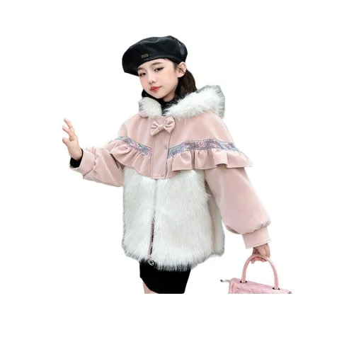 JIAONI Школьный возраст Натуральный и искусственный мех