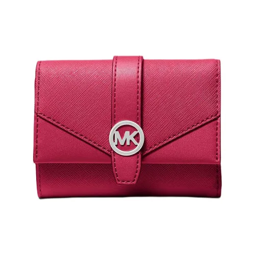 MICHAEL KORS Greenwich Кожа Кошелек Средний Женский Фуксия