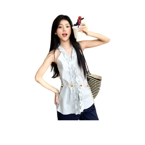 MORii Рубашка + Ремень Женские Рубашки