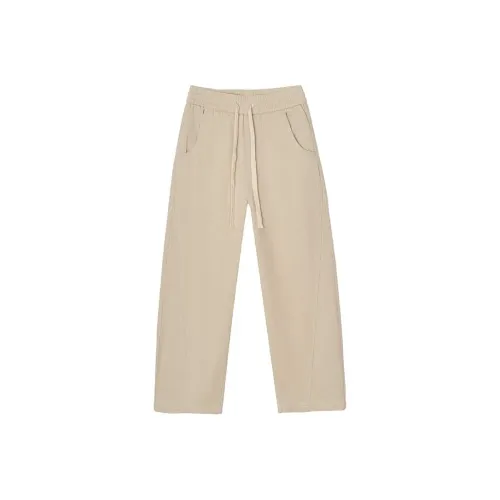 FAWENXIANGZI Повседневные брюки Женские Абрикос