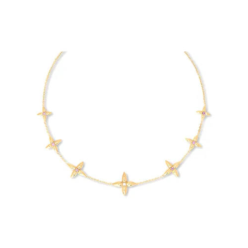 LOUIS VUITTON Подпись Metal Necklaces Женские Золото