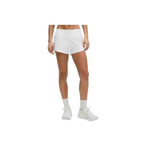 lululemon Спортивные шорты 2,5' Женские Белые
