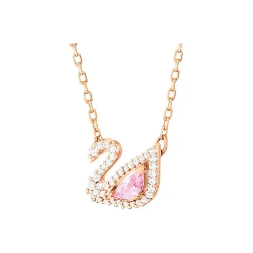 Swarovski Лебедь Искусственный Кристалл Ожерелье Женские