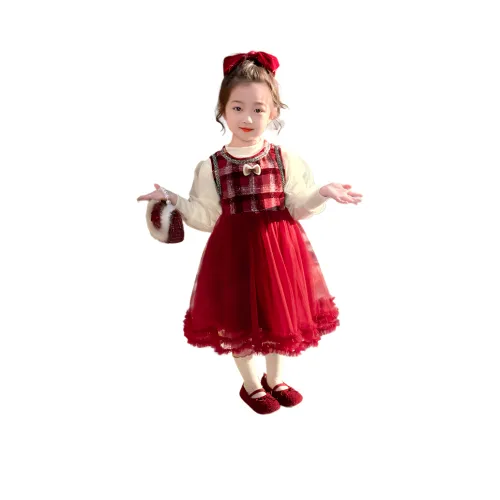 Детский комплект Lanza юбка красный для детей 3-7 лет