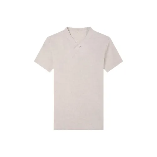 TAIZILONG Светлый хаки Мужская T-рубашка