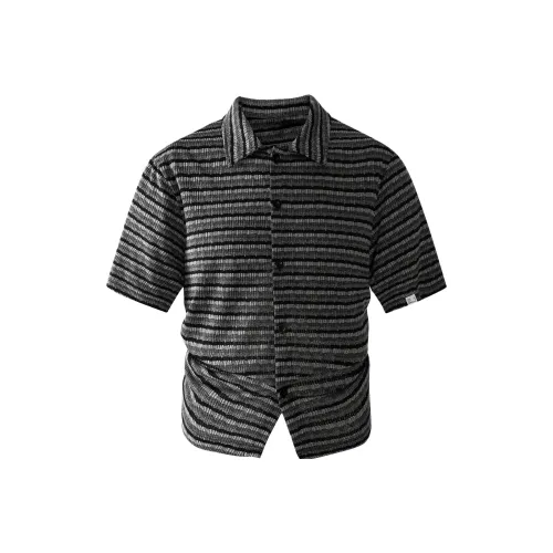 TSMLXLT Серые Унисекс Рубашки