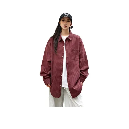 Flowers in water Длинный рукав Рубашка Женская