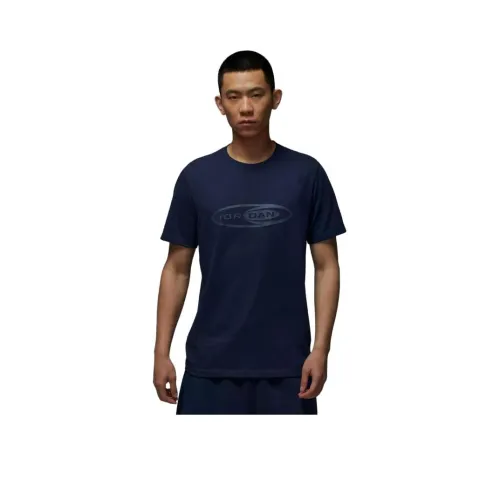 Джордан Темно-синий Мужская T-рубашка