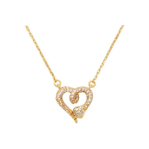 Kate Spade Сплав Кубический цирконий Железо Синтетический спинель Ожерелья Унисекс Золотой