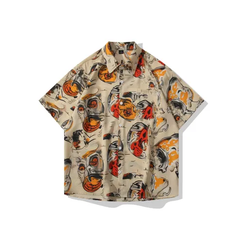 BINLIKE Бежевые Унисекс Рубашки