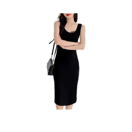 Ya Sheep People Без рукавов Платье Женское