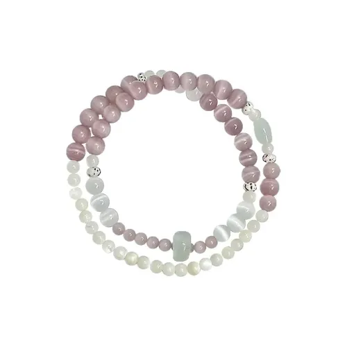 JIUHUASHAN Стекло Кошачий глаз Браслеты Унисекс