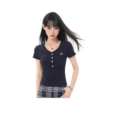 Princess Berdele T-рубашка Женская Темно-синяя