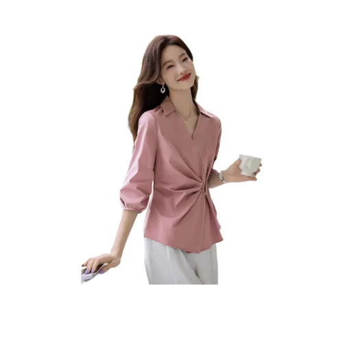 Mo Han Yi Mei Рубашка Женская Розовая