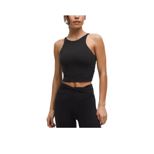 lululemon SS25 Майка Светлая Поддержка Спортивные Жилеты Женские Черные
