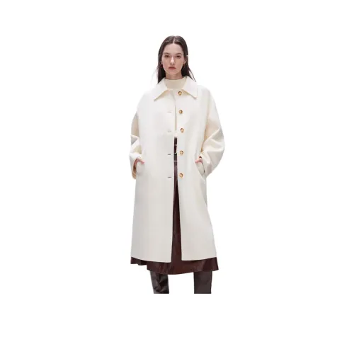 ONLY A43 Кремовый Белый Женский Пальто