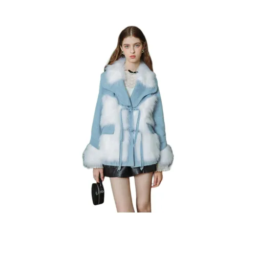 JORYAweekend Мех Женский Небесно-Синий