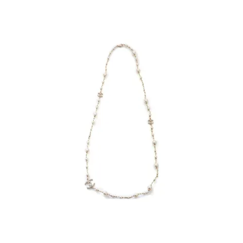 CHANEL CC Золотое Покрытие Ожерелья Женские Золото
