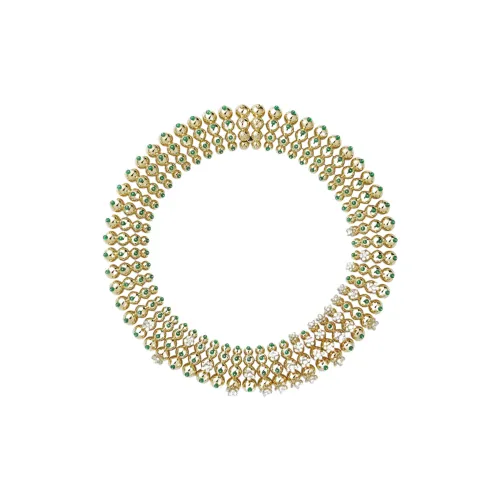 Cartier Колье Cactus De Cartier Желтое Золото, Изумруды, Бриллианты
