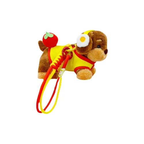 CHUNTUSHU Милый Gourmet Колбаска и Собачий Соска Кукла Плюшевая Подвеска 12 см Рекомендуемая Высота