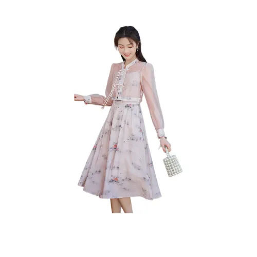 Like The Age Of Water Комплект с юбкой Стандартный Женский Розовый