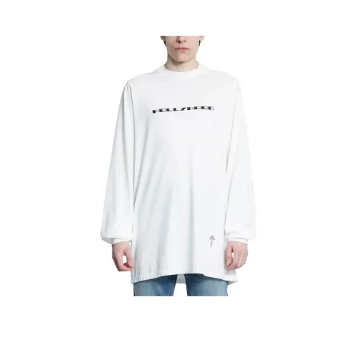 Rick Owens DRKSHDW T-Shirt Мужской Молочный Белый