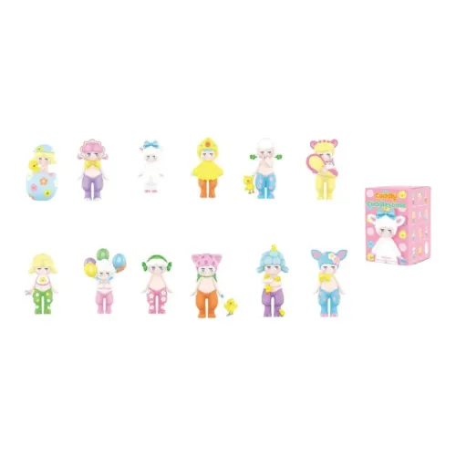 POP MART Коллаборация Punch Roselle Satyr Rory Cute Pet Baby Collection Слепые коробки Single Mystery Коробка Целая коробка 12 шт