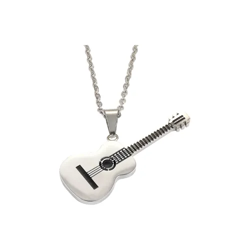 Kelanxi Титановые стальные ожерелья унисекс серебристый черный золотой