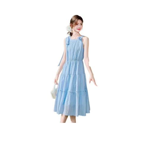 Like The Age Of Water Без рукавов Платье Женское