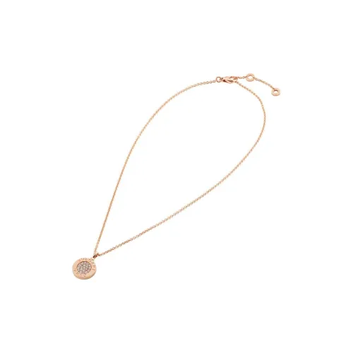 BVLGARI Пэйн Бриллиантовый Ожерелье Женское Розовое Золото