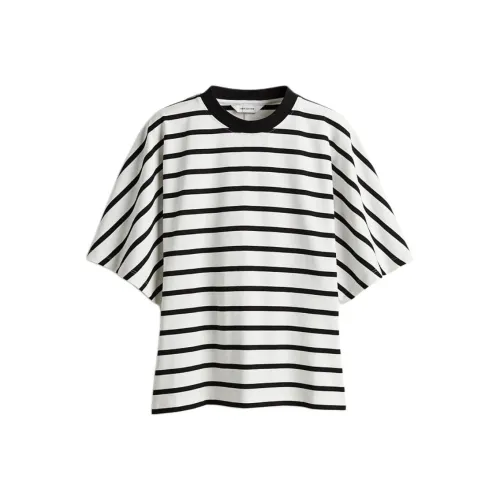H&M Белый/Полосы Женские Футболки