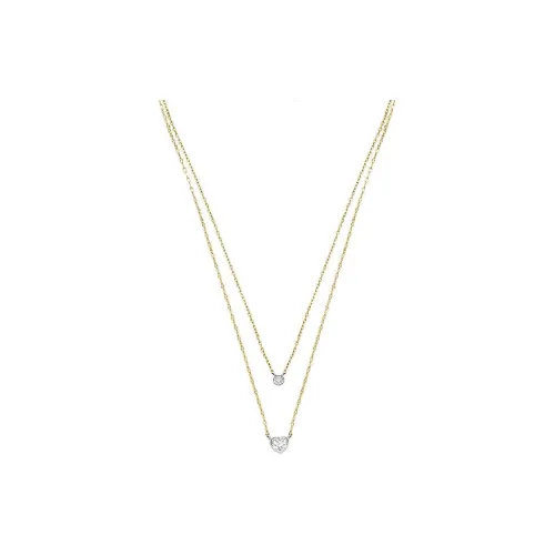 FOSSIL Нержавеющая сталь Ожерелье Женское Золото