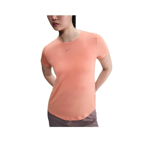 Nike Dri Fit Стандартная T-рубашка Женская Абрикос Агат