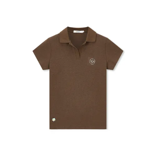 Sanse Облегающий крой Короткий рукав Т-рубашка Женская