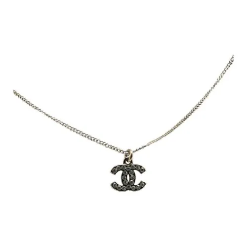 CHANEL Платиновые ожерелья Женские Рутений