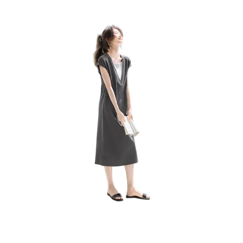 Mo Han Yi Mei Короткий рукав Платье Женское