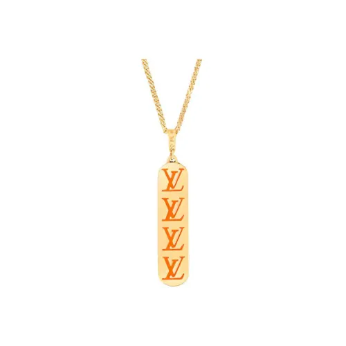 LOUIS VUITTON Скейтборд Metal Necklaces Золотой Унисекс