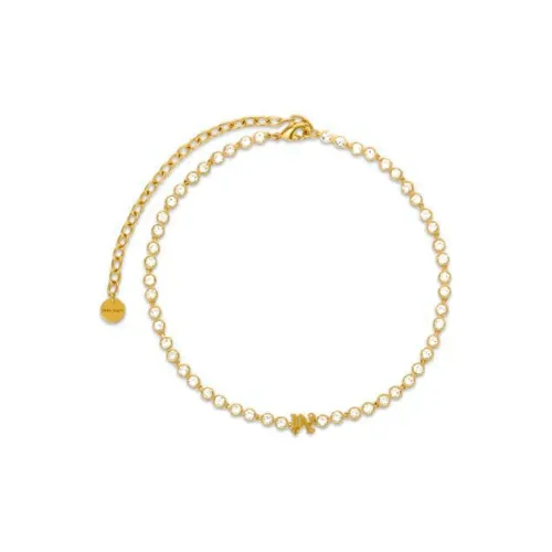 PALM ANGELS Стекло Brass Necklaces Женские Золотой