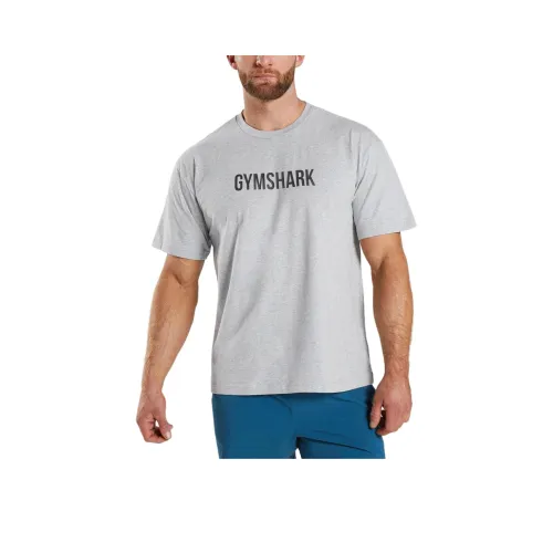 GYMSHARK T-рубашка мужская светло-серый грязно-серый